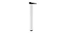 PASO Tischbeine rund - 6 cm | Dekor weiÃŸ