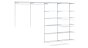 WALK-IN D-402 Wardrobe Shelving | 330x200x44 cm | white
