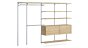 WALK-IN L-357 Schranksystem | 295x200x45 cm | Dekor eiche