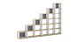 YOMO 6x6 Stufenregal | 335x225x35 cm