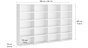CASE 4x5 Regalwand | weiÃŸ | Abmessung