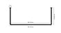 CAST D-01 Wardrobe Rail | black | Dimensions