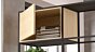Regalsystem LIUM mit Cube XL eiche mit BÃ¼chern und Deko - Detail