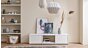 YOMO shelving system - as lowboard white front