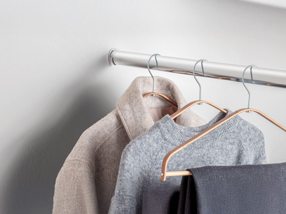 Wardrobe Rail for Wall Mounting Custom Size