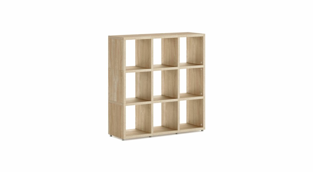 Boon 3x3 9 Cube Storage Unit, Wooden Cube Storage Unit