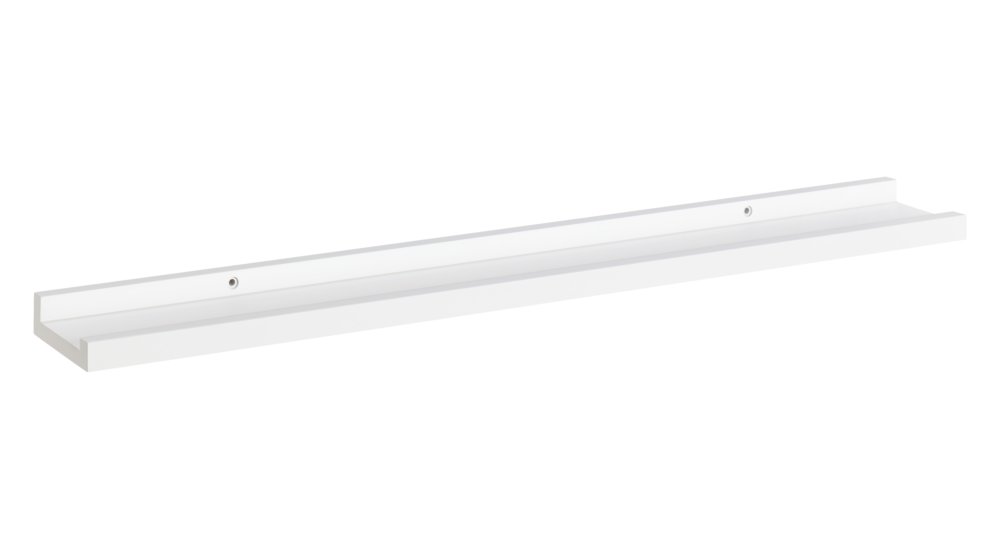 long white picture ledge