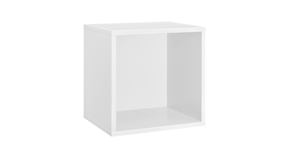 Clic Shelf Cubes White Spruce Red, White Cube Wall Shelves