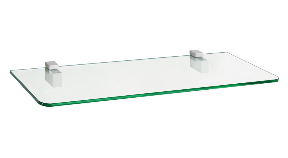 Spancraft Glass Cardinal Glass Shelf, White, 12 x 33 - 2