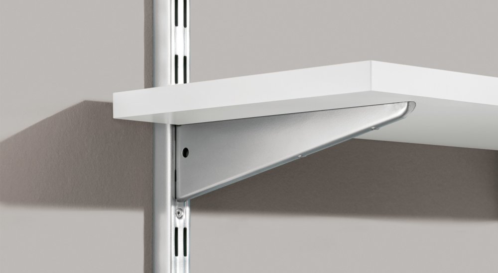 P Slot H2 101 Wall Shelving System, Slotted Track Shelving Unit