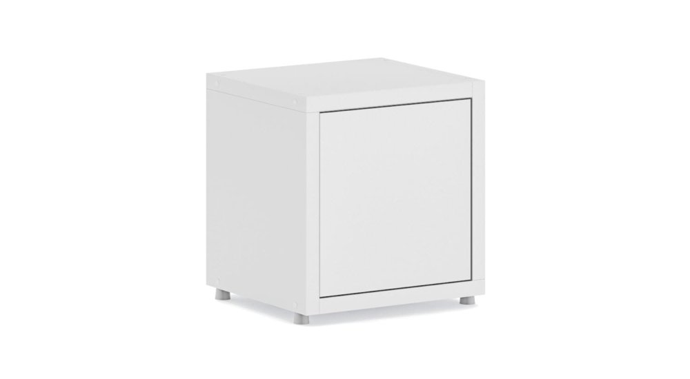 Boon 1x1 Shelf Cube Door 38x40x33 Cm White Oak Stone Regalraum Com