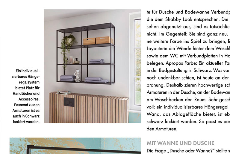 Presseerwähnung - Die neuen Bäder 2025