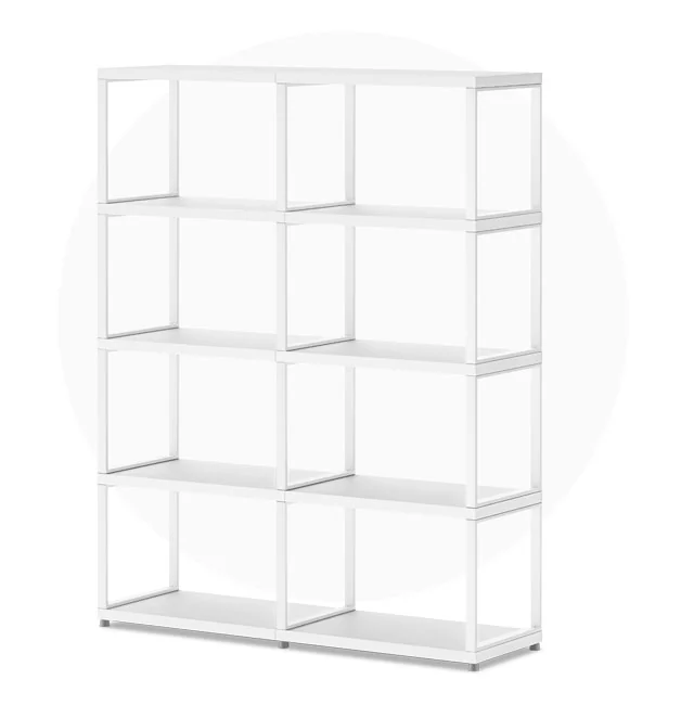 White Shelves - White metal shelf White metal shelf