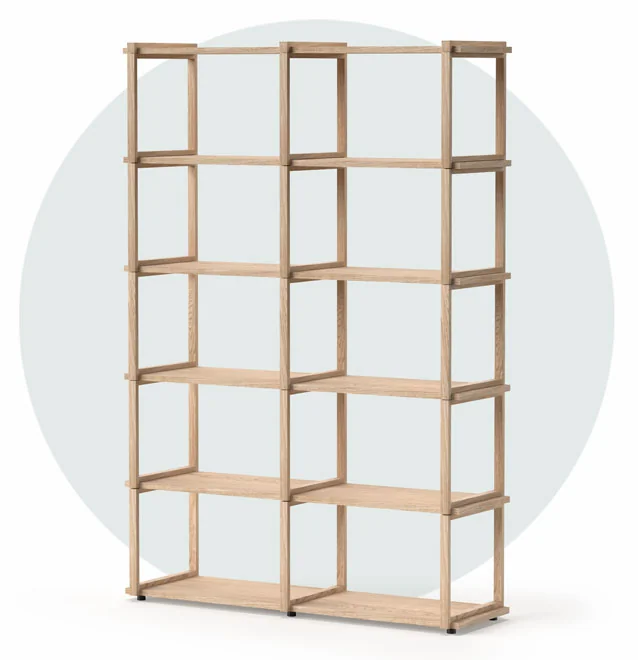 Wooden Shelving Unit AIKO 
