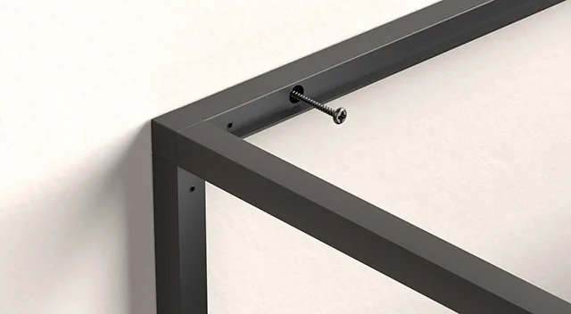Designregal LIUM - Im Überblick - Wandbefestigung