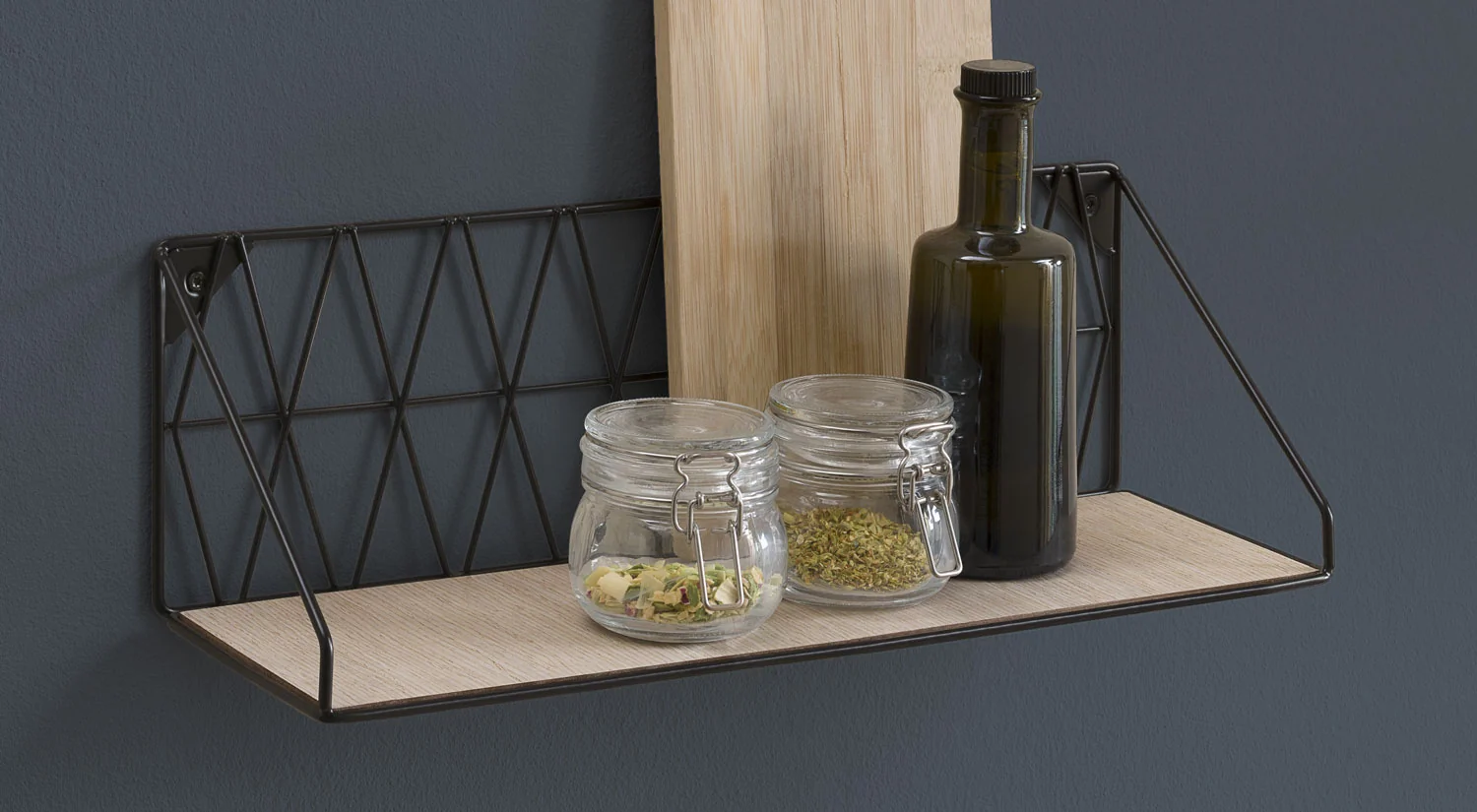 Black Wall Shelves - DIAMOND 
