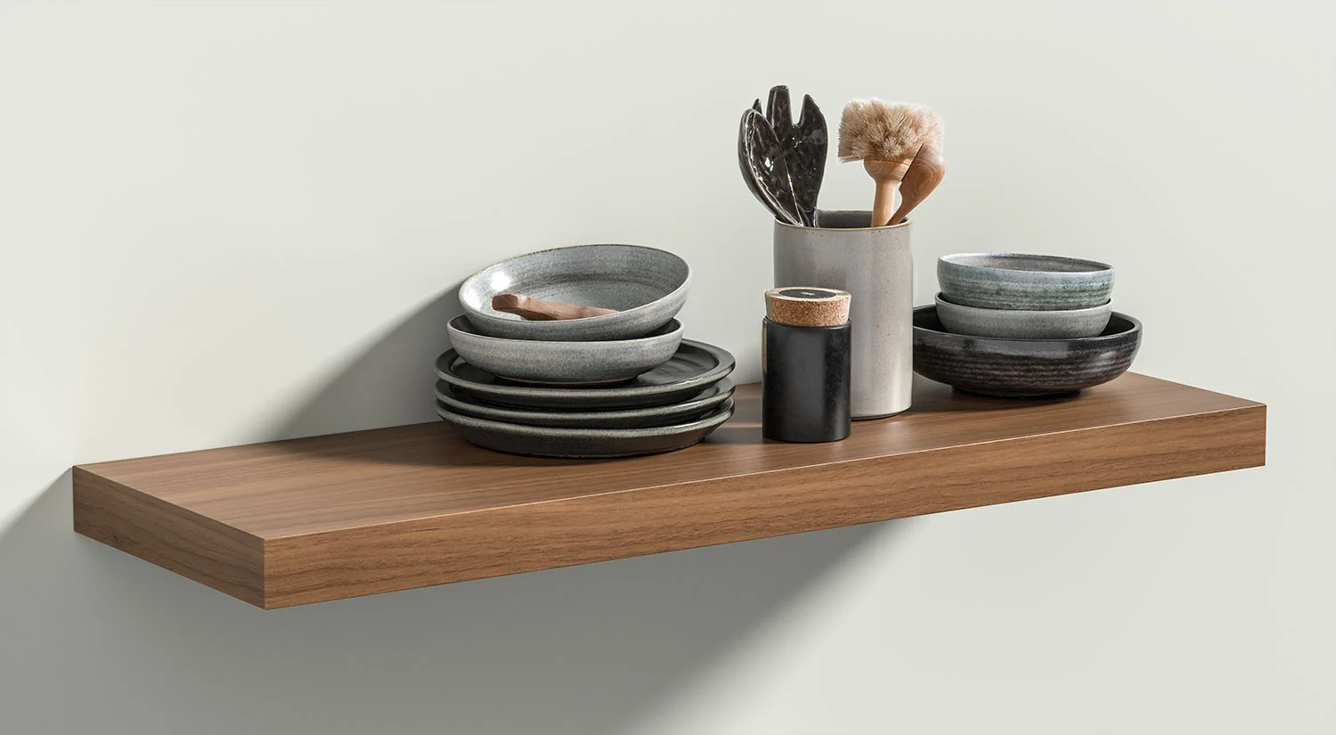 Floating Shelf - BOY walnut shelves