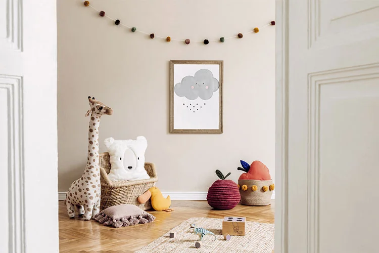 Chambre d'enfant avec jouets