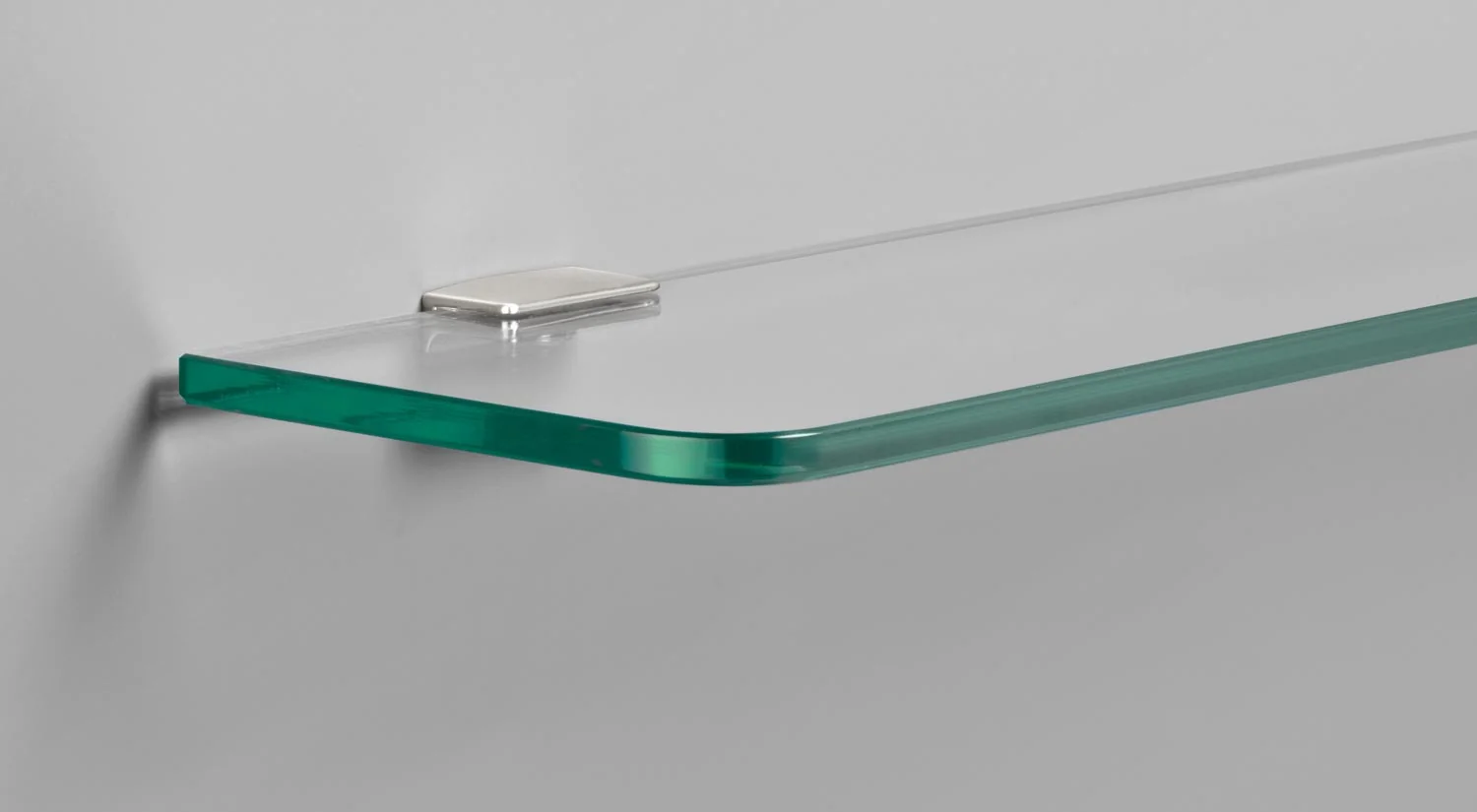 Regalträger - FLAC Glasbodenträger mit ROUND Glasboden