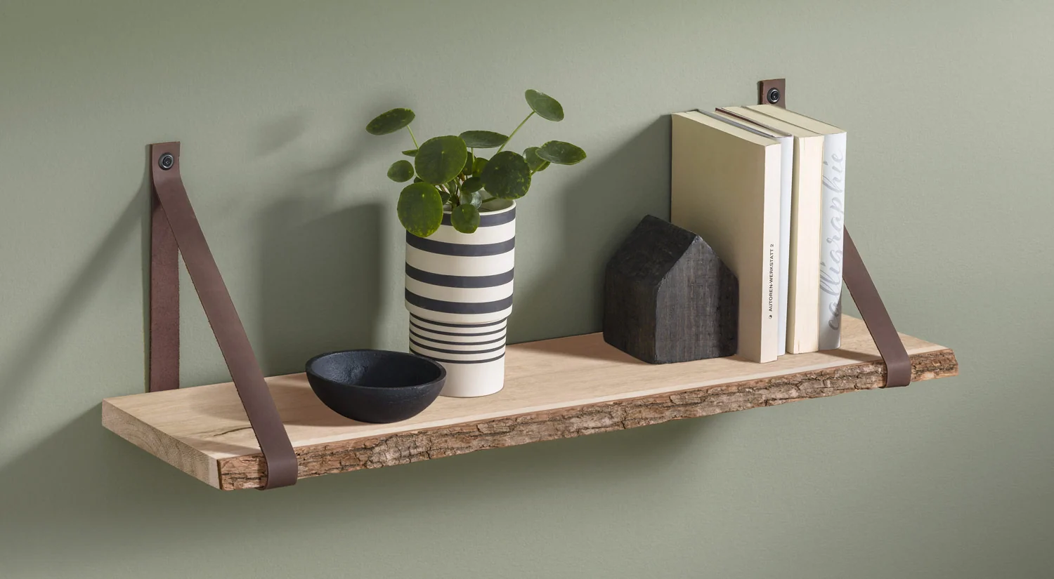 Regal Holz - NATURE+LOOP Wandregal aus Massivholz