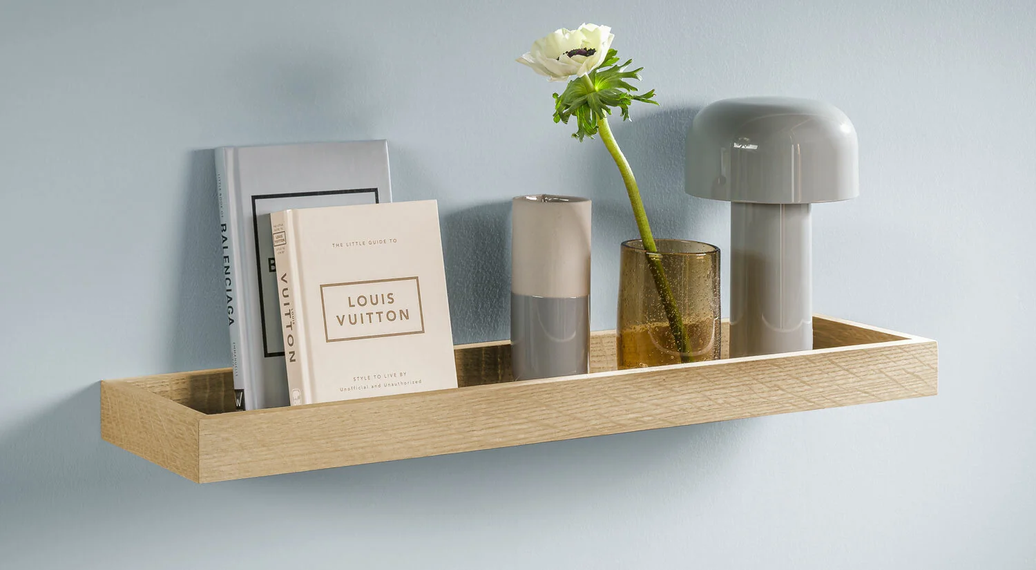Wandregal Holz - LOGGIA eiche furnier