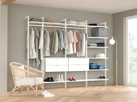 CLOS-IT W-354 Begehbarer Kleiderschrank | Motto Kleiderschrank
