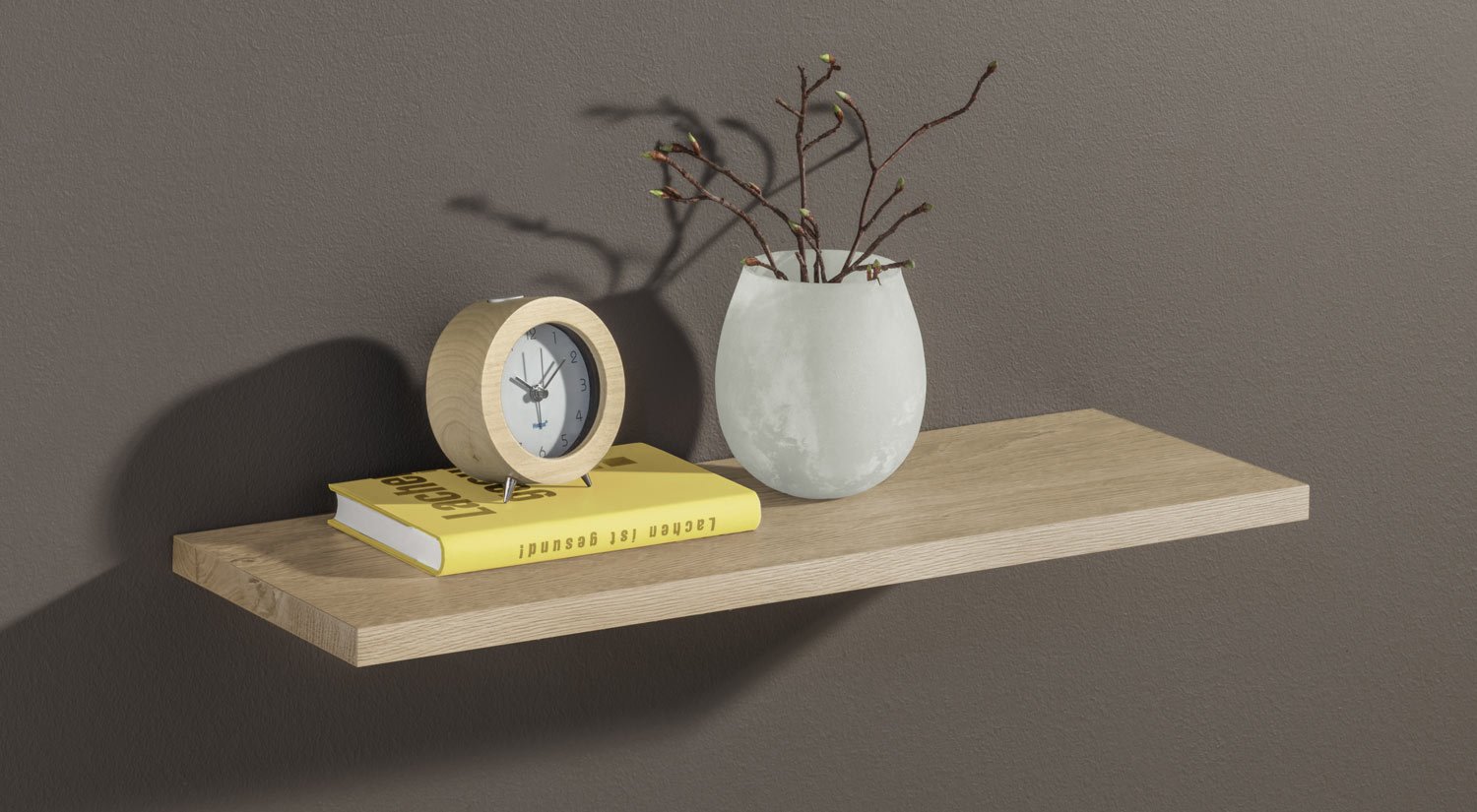 Wooden Shelf Boards In White, Oak, Walnut REGALRAUM