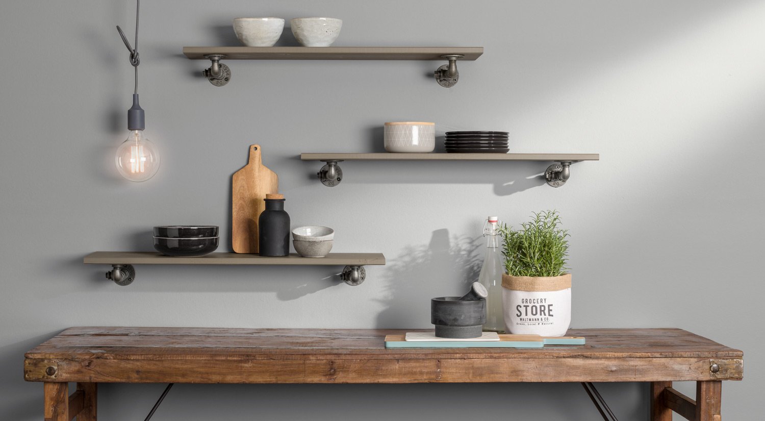 Wooden Shelf Boards - In White, Oak, Walnut | REGALRAUM
