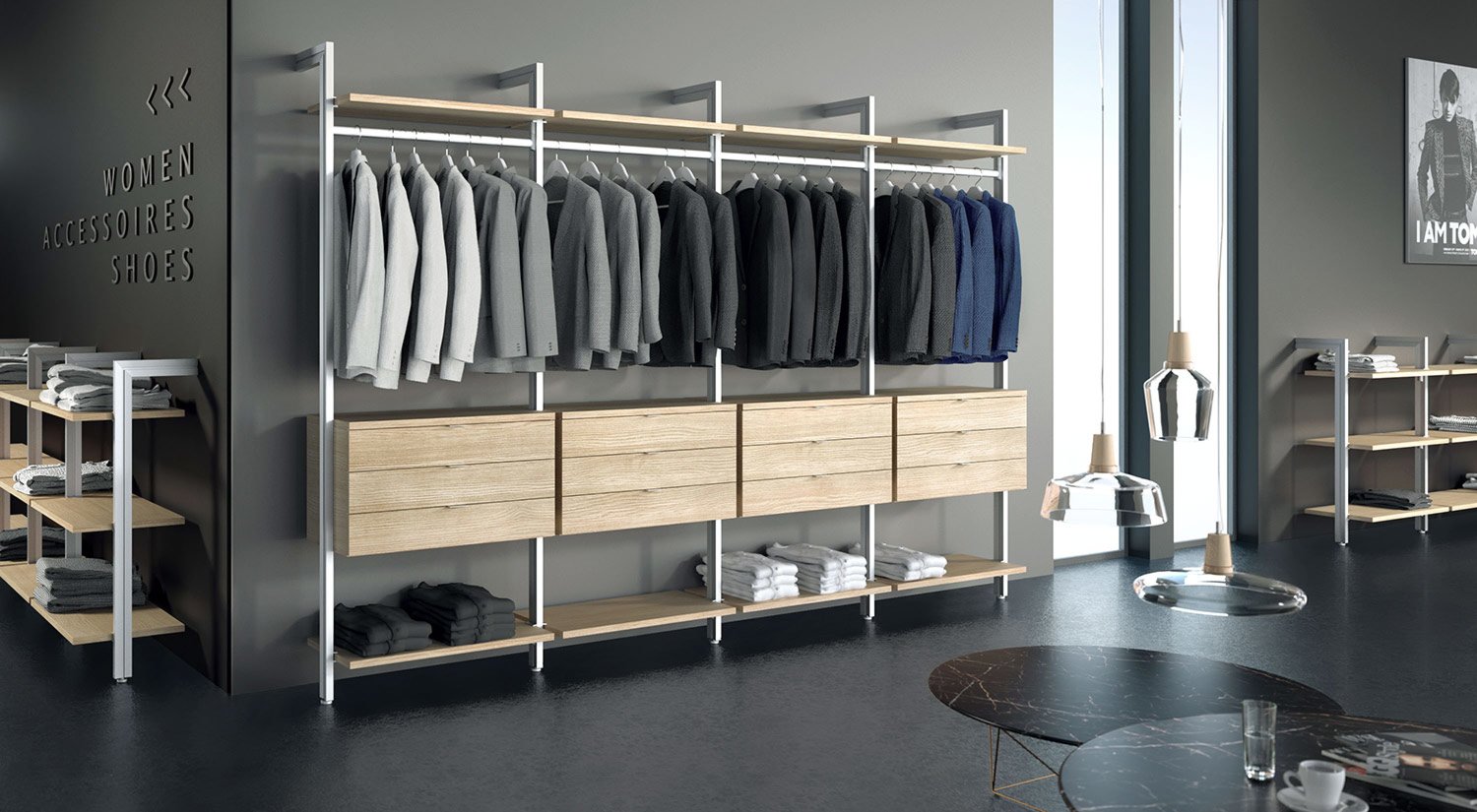 Wardrobe Rails Wardrobe Hanging Rails REGALRAUM