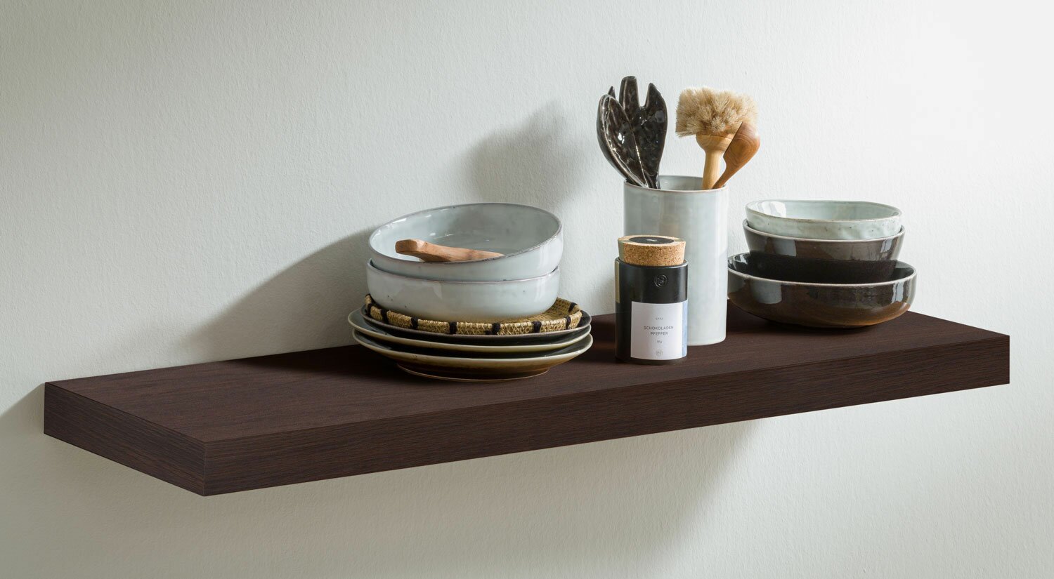 Bespoke Floating Oak Shelves natural designs