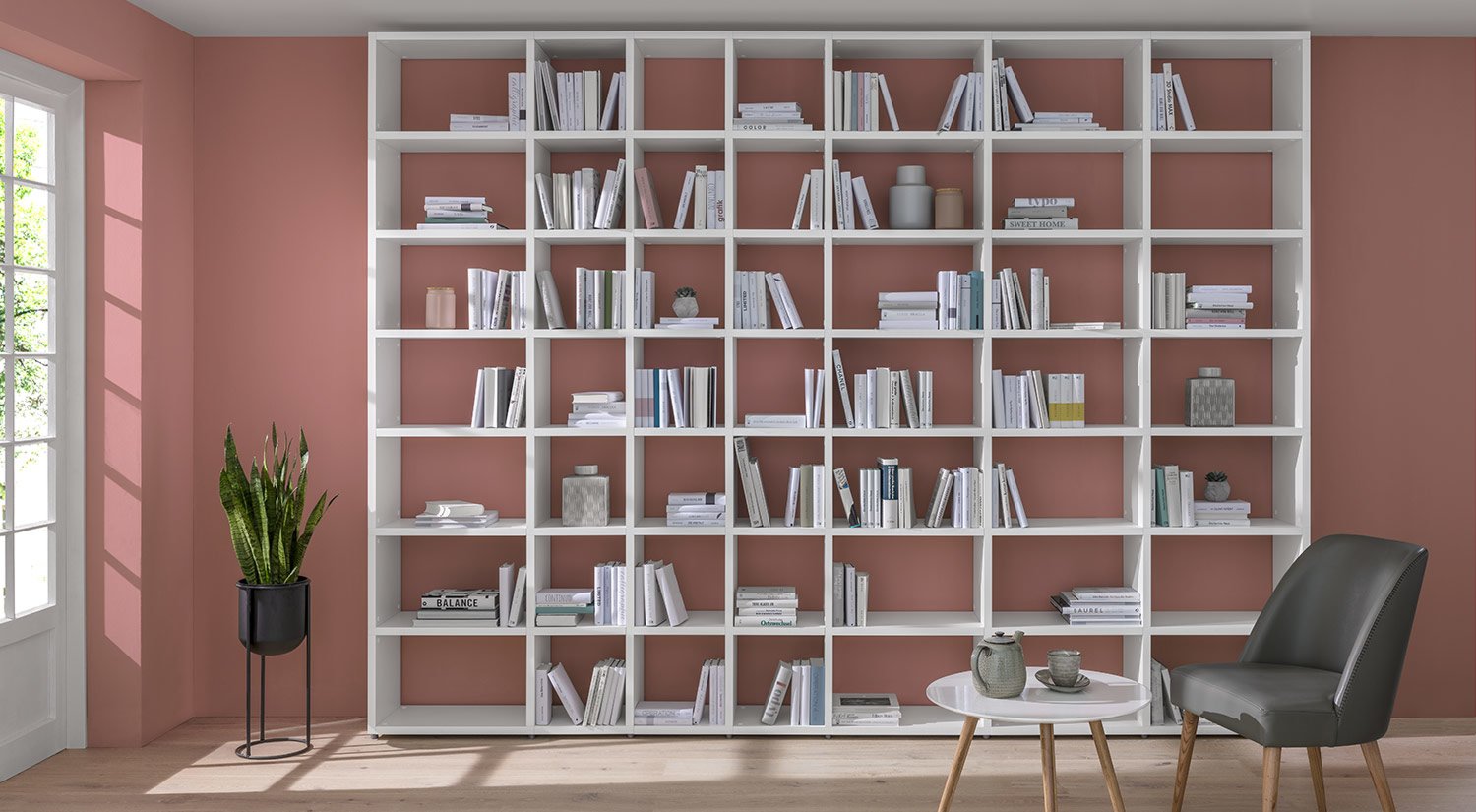 Bücherwand - passgenau für Ihre Bibliothek | REGALRAUM