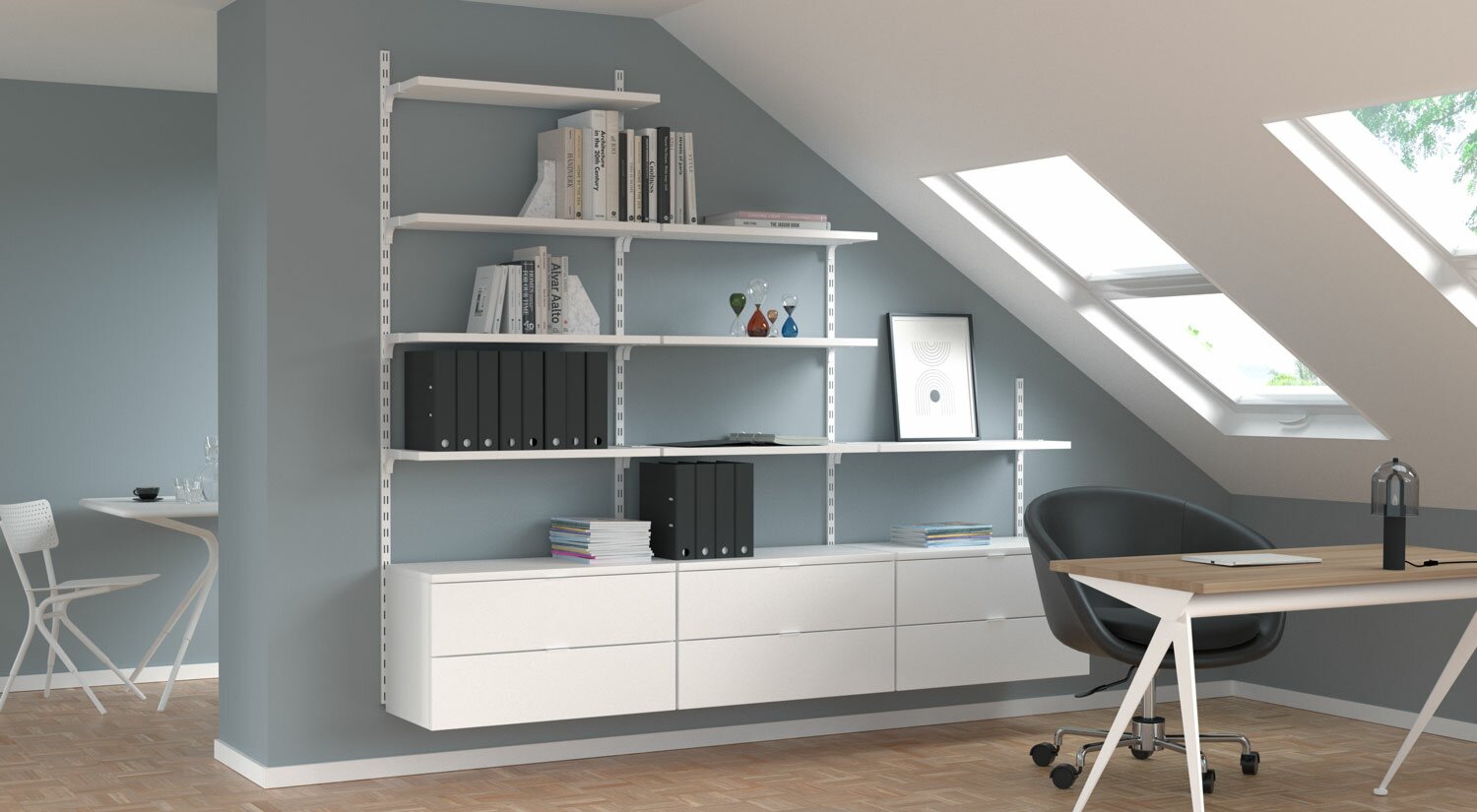 Slanted Ceiling Shelf The Perfect Storage Solution under Slanted