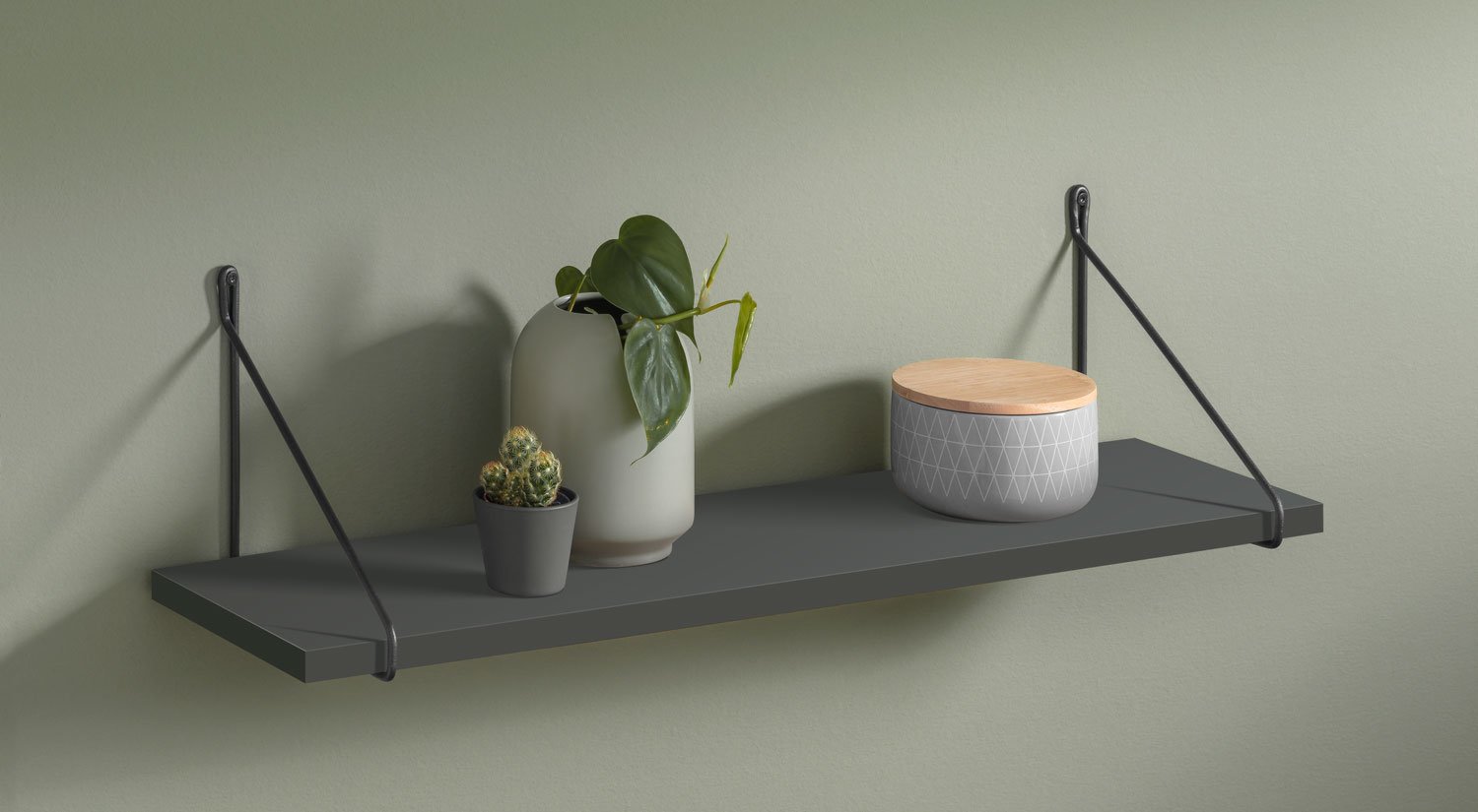 Black Wall Shelves buy online REGALRAUM