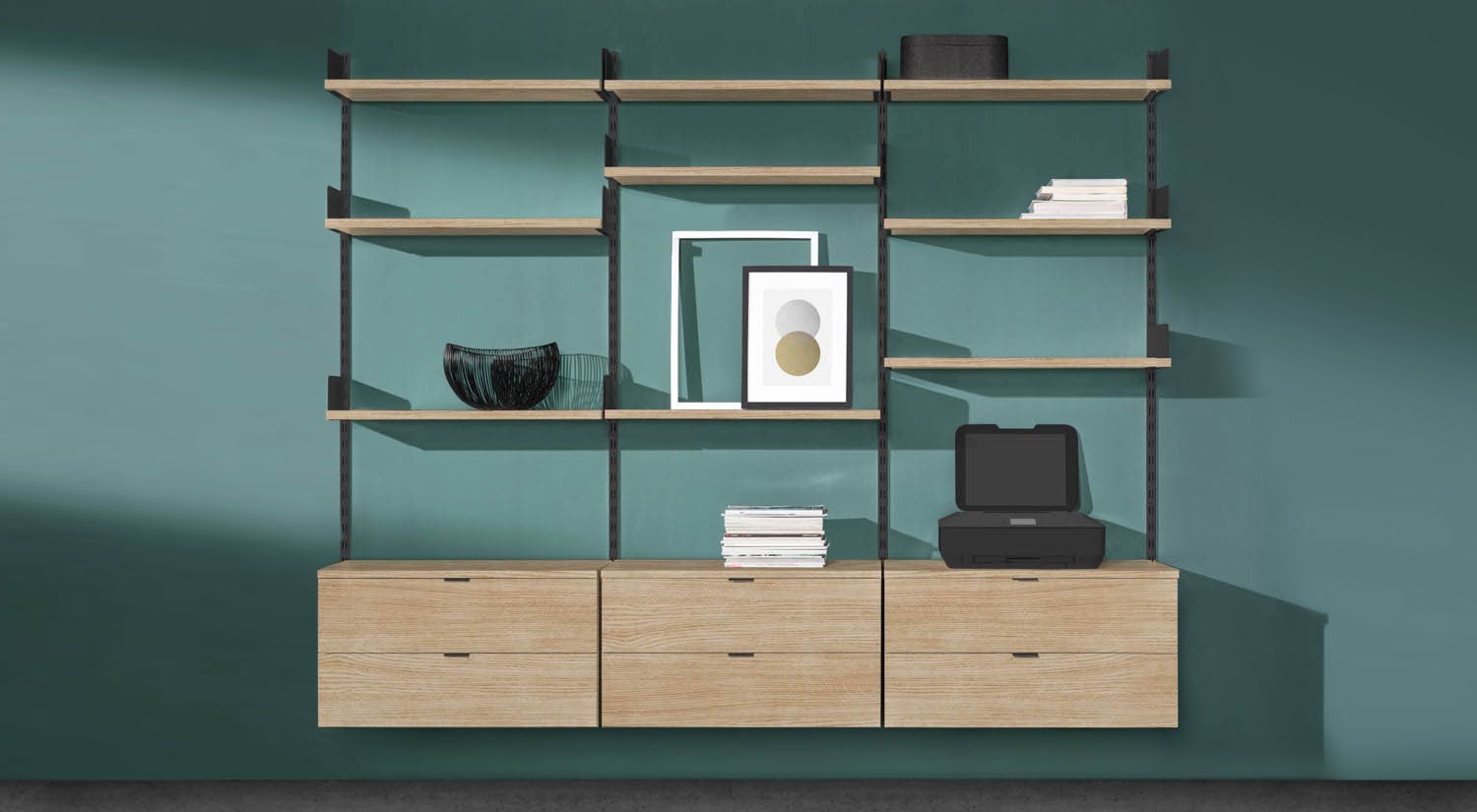 Office Shelving ONWALL Home office shelving REGALRAUM